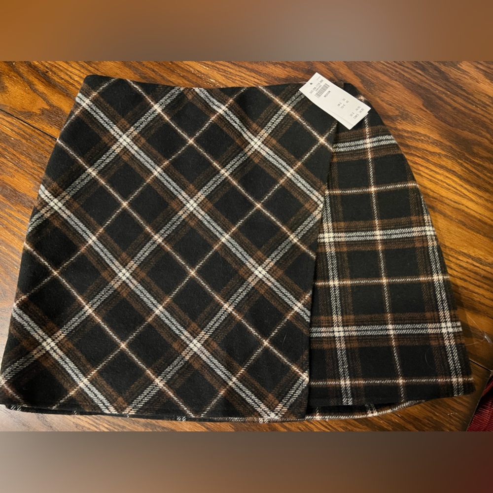 Hollister wool mini skirt med